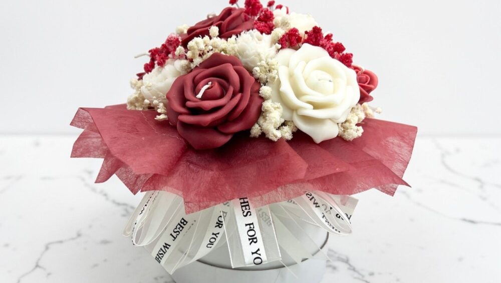 Chậu hoa nến thơm