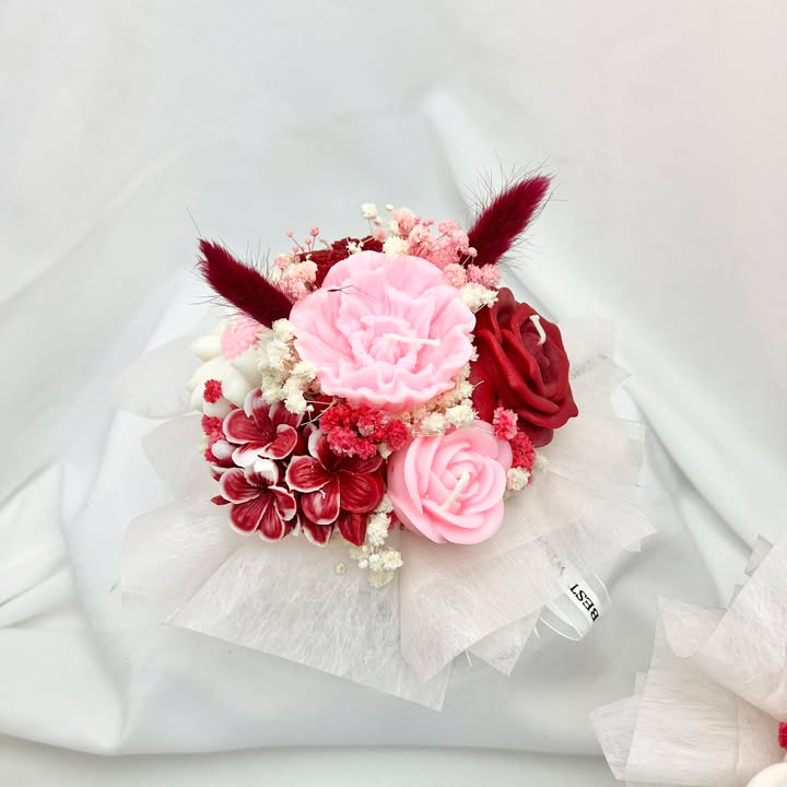 Chậu hoa nến thơm_chậu 7 bông