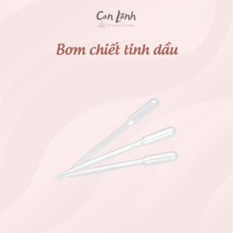 Ống bơm chiết tinh dầu nhựa có vạch chia làm hoa nến thơm nghệ thuật Can Lãnh