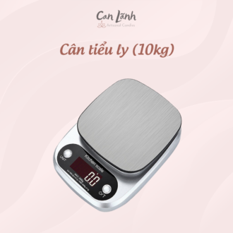 Cân tiểu ly điện tử mặt inox chính xác cao làm hoa nến thơm nghệ thuật Can Lãnh