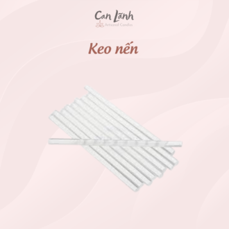Các cây keo nến silicon trong suốt chuyên dụng làm hoa nến thơm nghệ thuật Can Lãnh