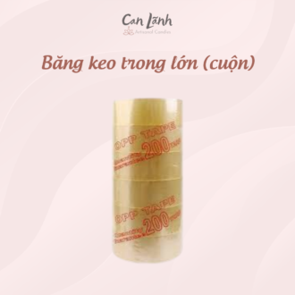 Các cuộn băng keo trong lớn OPP 200 yard đóng gói kiện hàng hoa nến thơm Can Lãnh