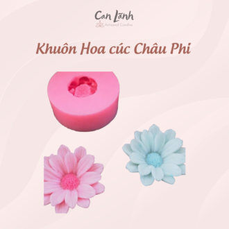 Khuôn làm nến Cúc Châu Phi