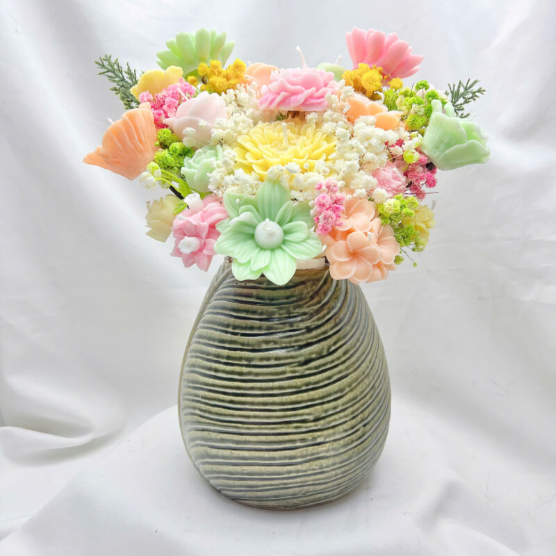 Bình hoa nến thơm 15 bông