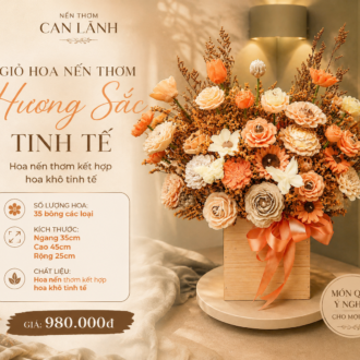 Hoa Nến Thơm Cho Món Quà Đầy Cảm Xúc